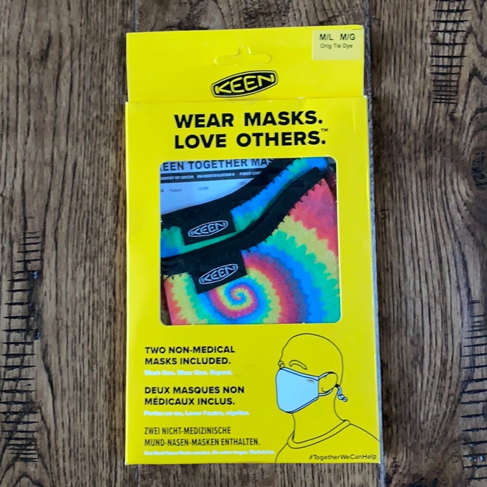 Keen Unisex Together Face Masks 2 Pack